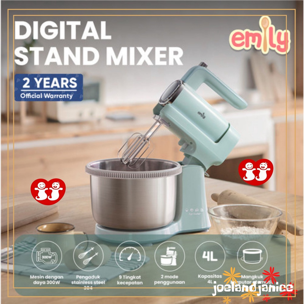 Emily digital Stand Mixer 4L EHM-11201
