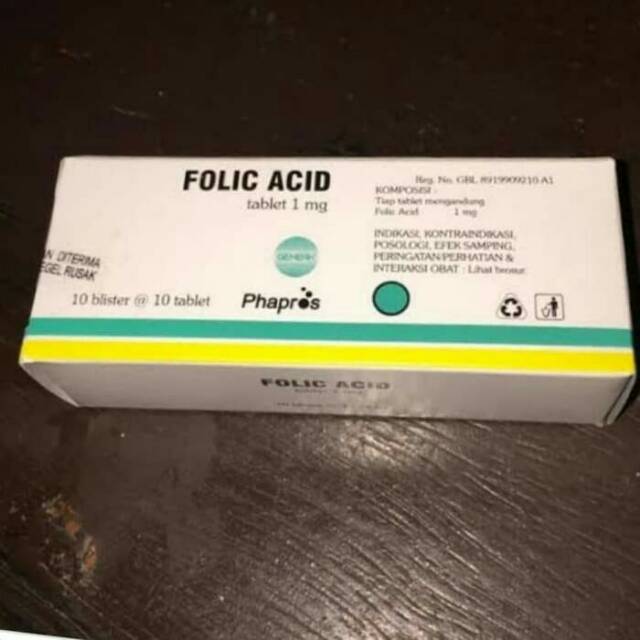 Asam folat 1mg