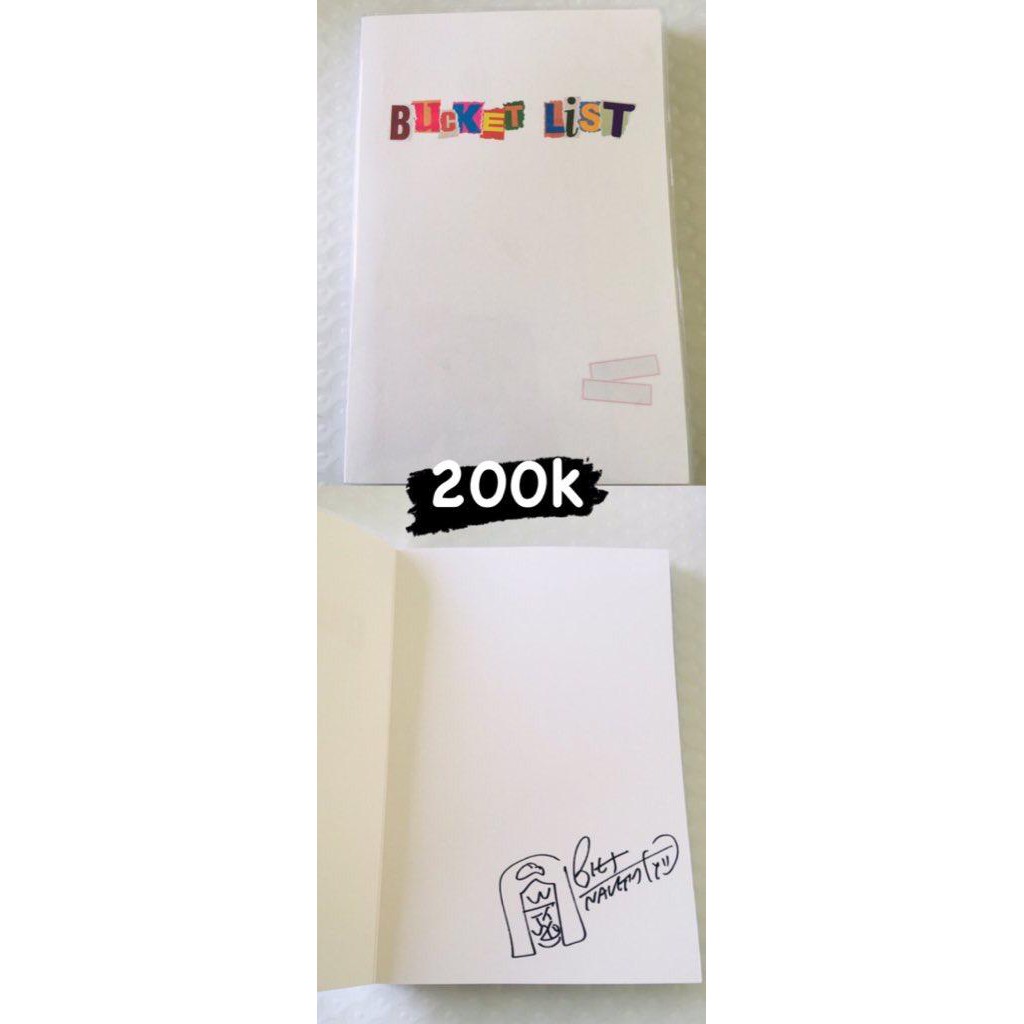 

Diary Signed Bucket List - Big Naughty