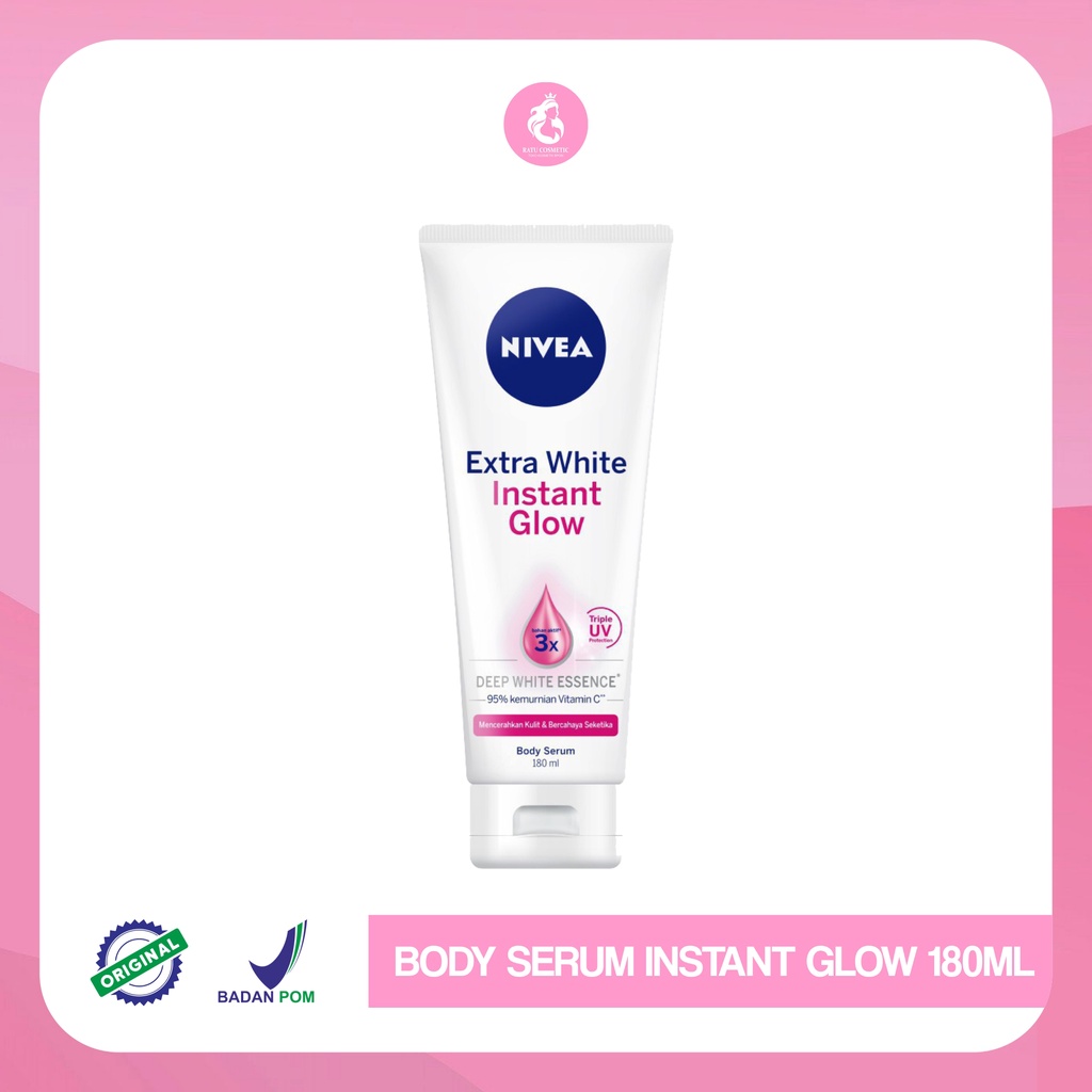 Nivea Extra White Body Serum Instant Glow 180ml