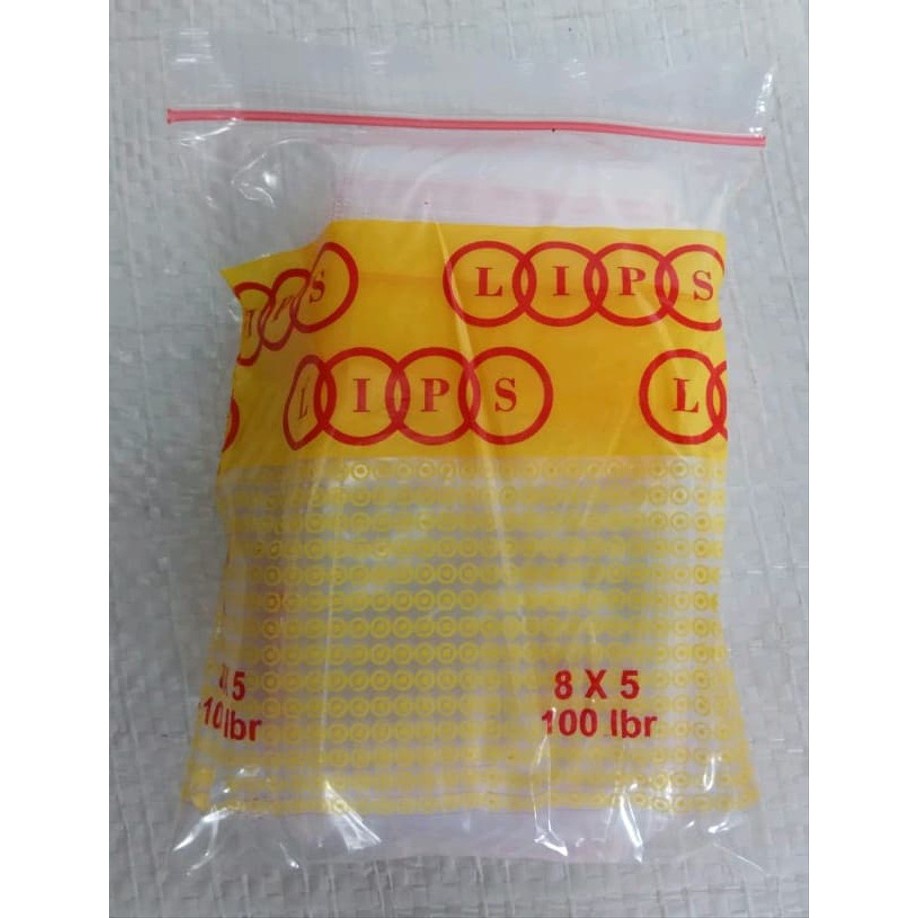 plastik klip uk 5x8 (100pcs) - plastik obat - plastik zipper