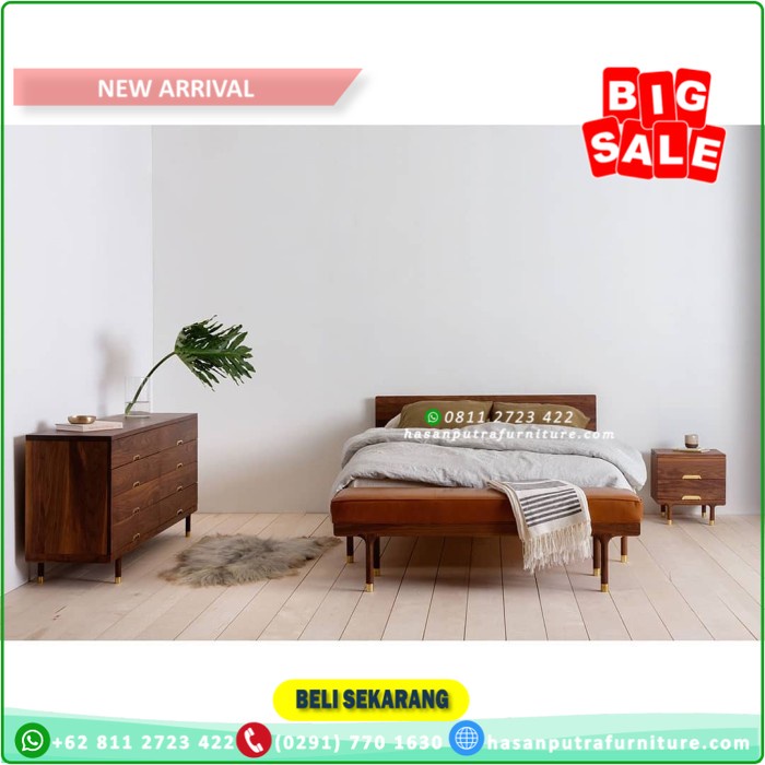 Set Kamar Tidur Jati Minimalis