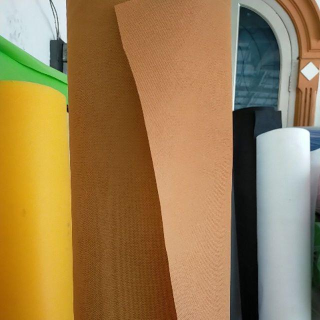 Tissue Kertas /Tissue furing/ Kain Hand Bouquet/ Spunbond gsm mix /kain furing/kain spunbond per meter-Coklat Susu 75 gsm