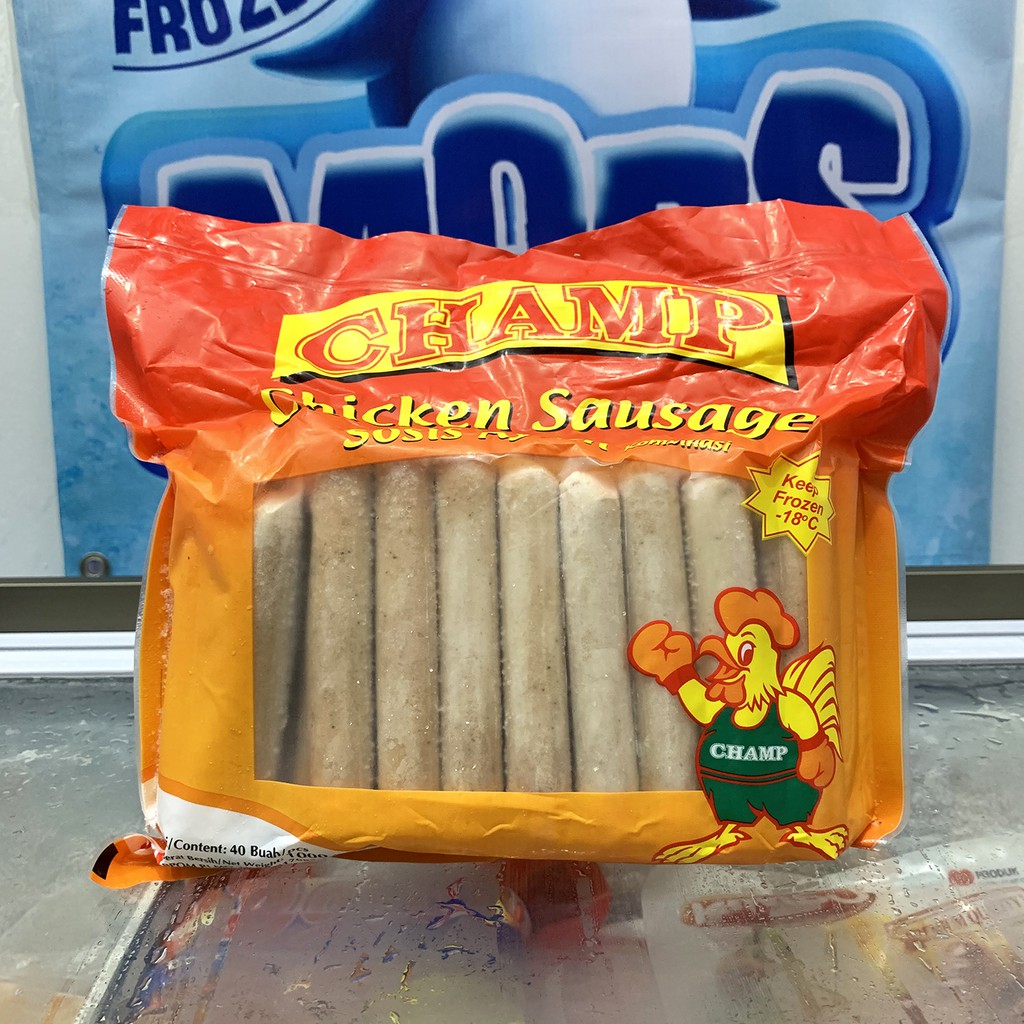 

Champ Sosis Ayam / Chicken Sausage 1 Kg - 40 pcs