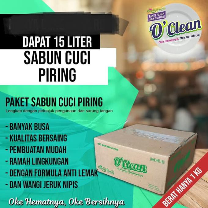 Bahan Dasar Sabun Cuci Piring O'Clean - Beli 2 paket Lebih Murah