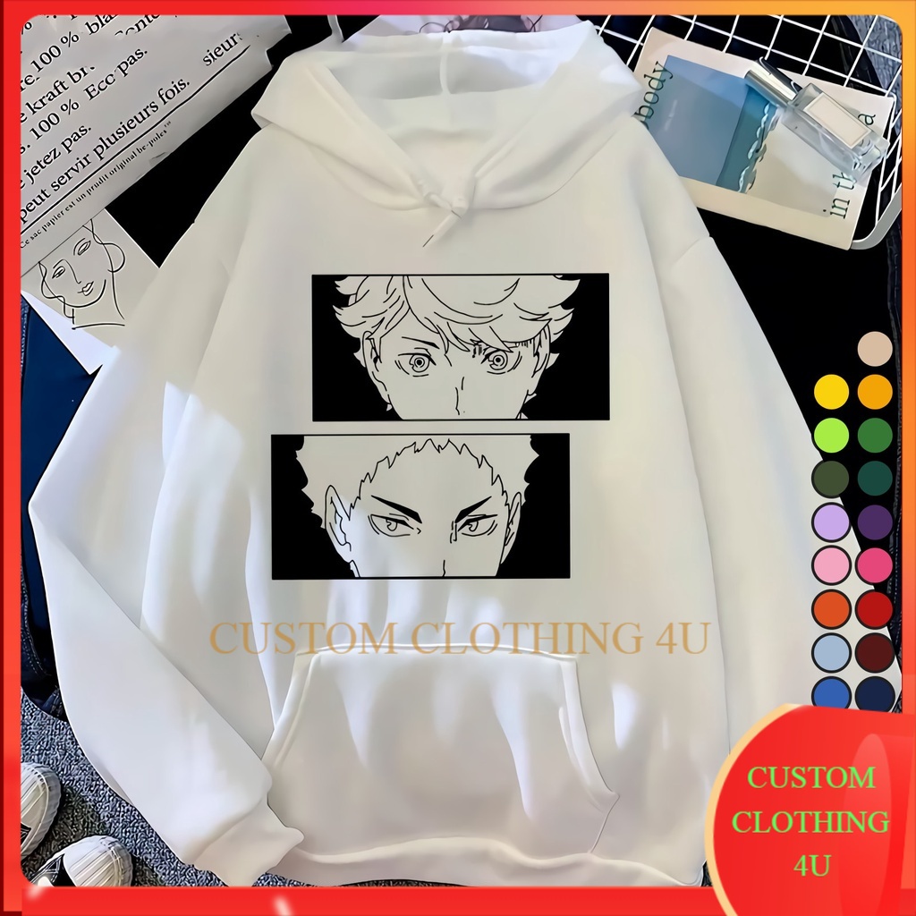 Aoba johsai  - Jaket Hoodie Sweater Anime HAIKYUU 01 - haikyu toru oikawa kitagawa aoba johsai - PRE