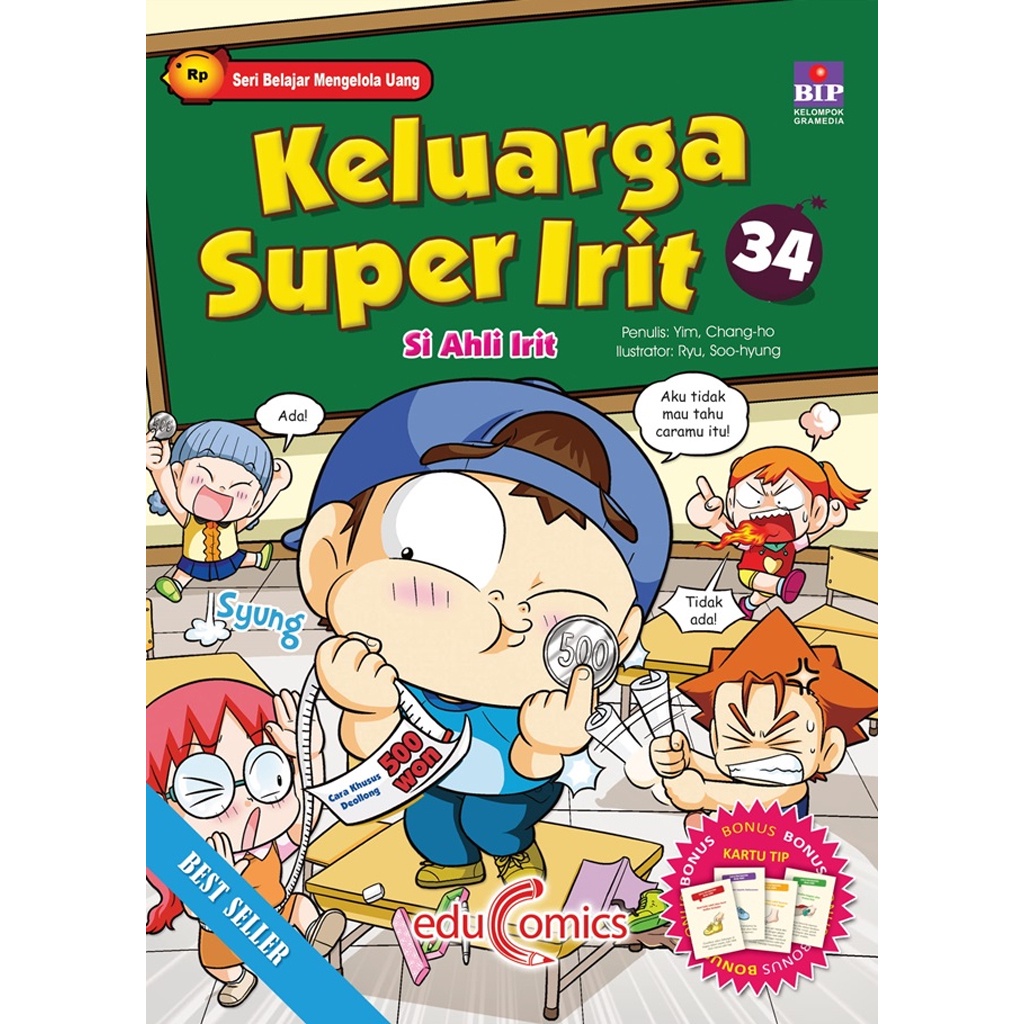 Gramedia Bali - Educomics : Keluarga Super Irit 34: Si Ahli Irit