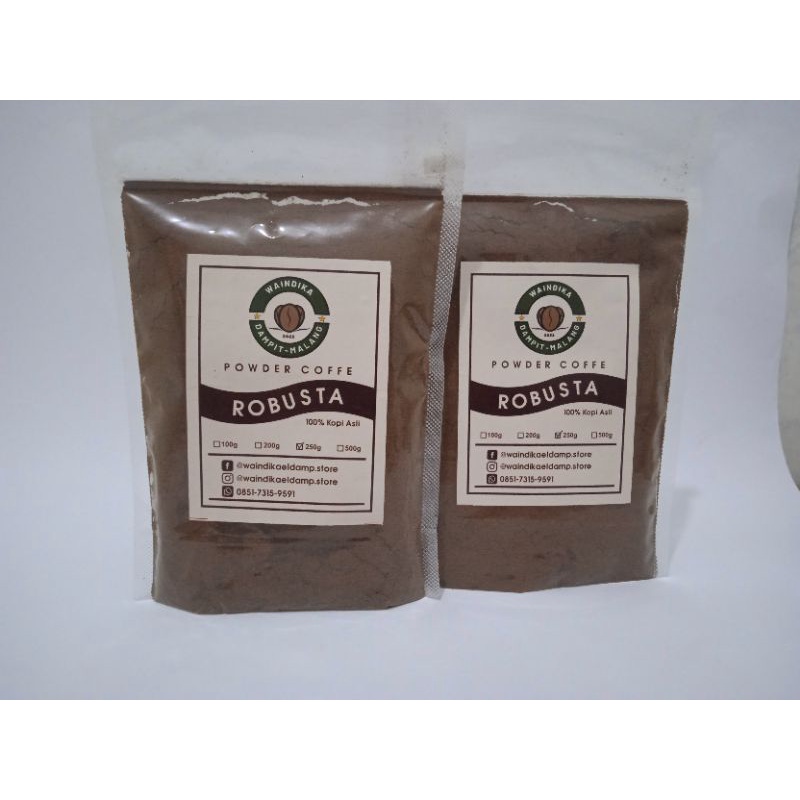 

Kopi Robusta Dampit - Malang (Powder Coffe) 500 g