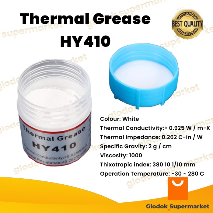 Thermal Grease HY410 10 Gram Paste CPU Heatsink Silicone Compound