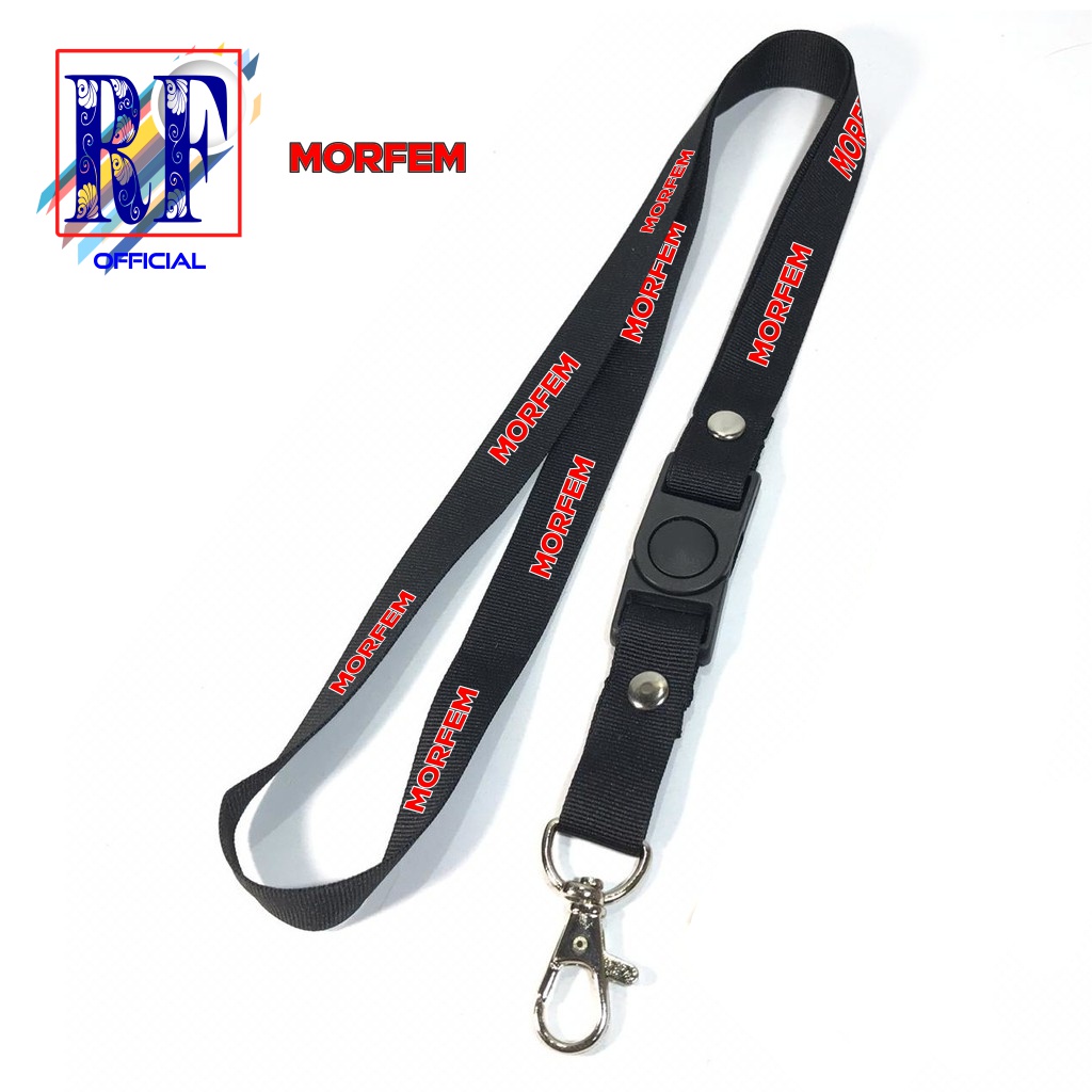

Tali Lanyard MORFEM band metal rock / indie / pop distro GANTUNGAN KUNCI/GANTUNGAN ID CARD/GANTUNGAN POD Best seller COD