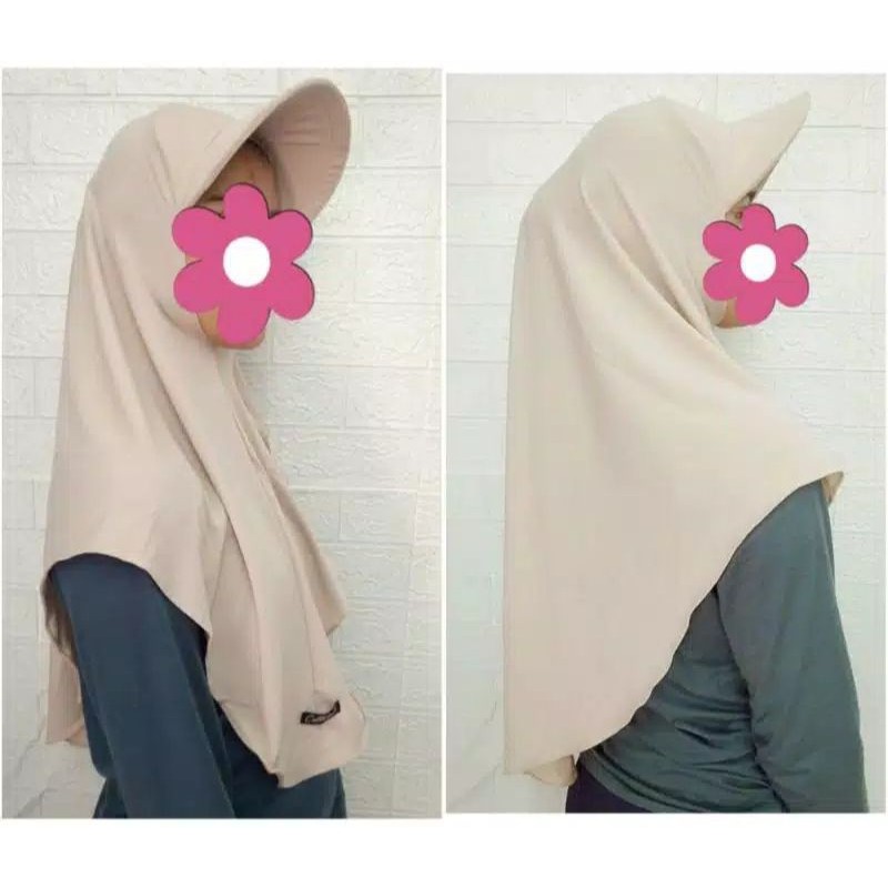 JILBAB TOPI SPORT DEWASA