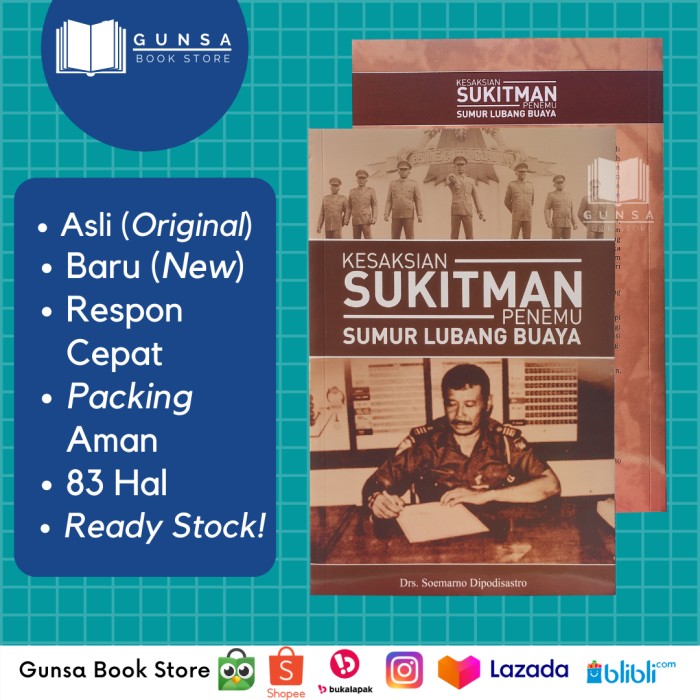 Buku Kesaksian Sukitman Penemu Sumur Lubang Buaya