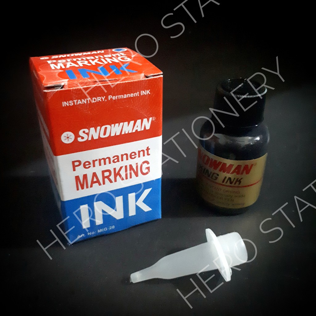 

Refill spidol permanen snowman tinta hitam