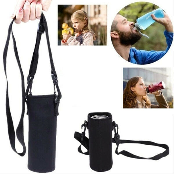 Tas Holder Botol Air Minum Portable Dengan Strap Untuk Outdoortravel