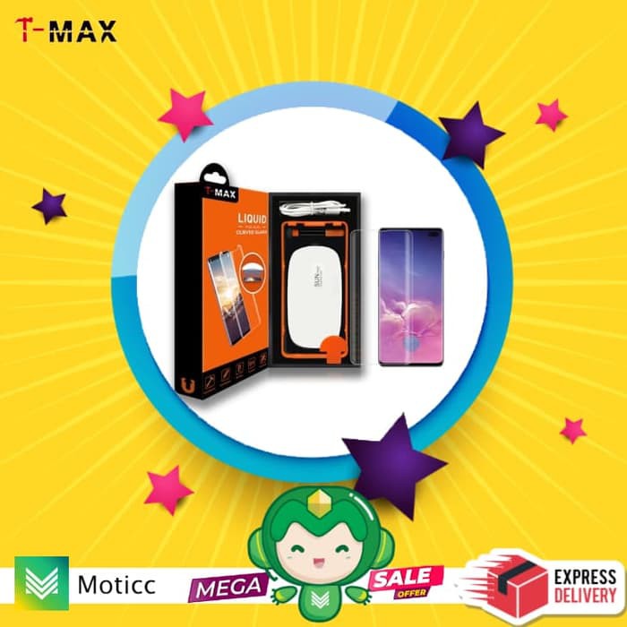 T-MAX S10 &amp; S10 Plus S10+ UV Full Glue Tempered Glass Screen Protector