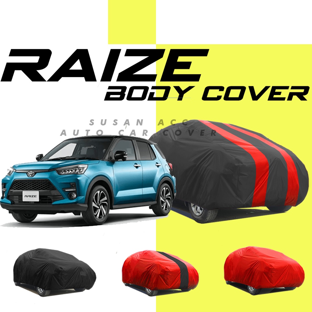 Body Cover Mobil raize Sarung Mobil raize/raize turbo/rocky/kia sonet/sonet/brio/brio rs/brio satya/ayla/agya/avanza/xenia/calya/sigra