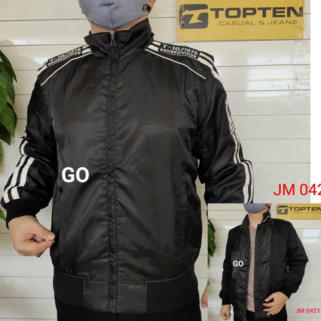 gof TE TOPTEN JAKET PARASUT Cowok Casual Jaket Pria Tebal Cowok Jaket Premium