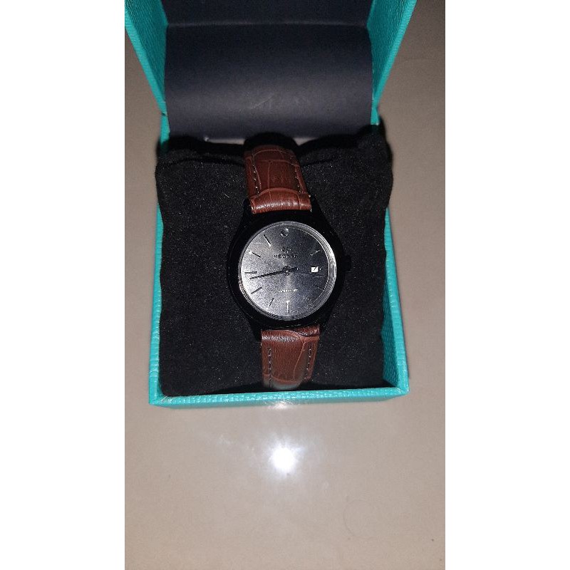 Jam Tangan Hegner Wanita BrownBlack Original
