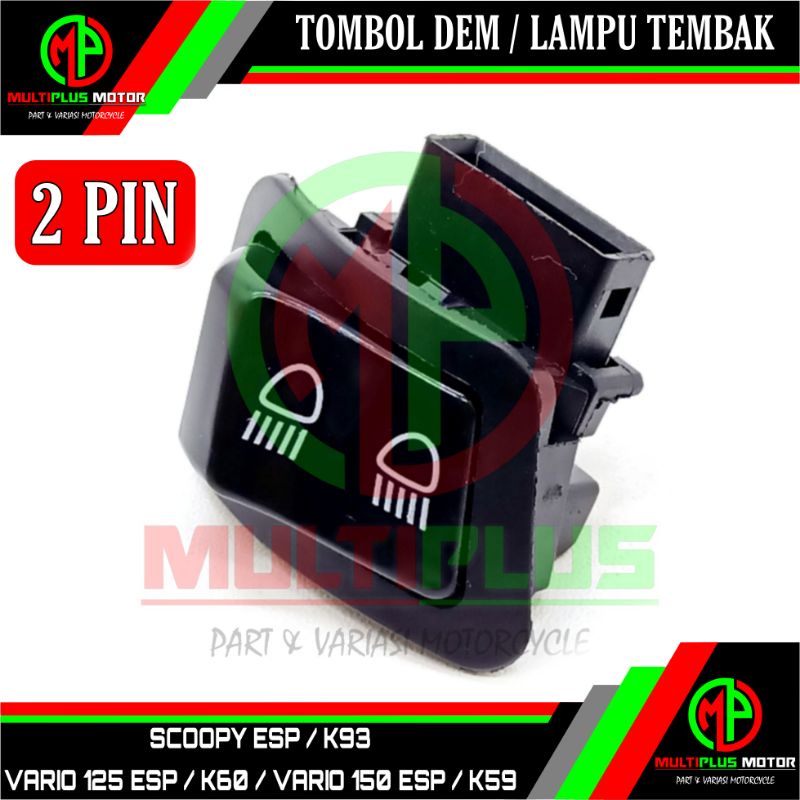 Tombol Saklar Sakelar Swit Switch lampu dem dim tembak,VARIO 125 ESP,VARIO 150 ESP,VARIO 110 ESP LED