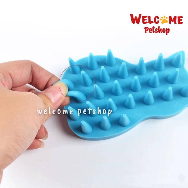 SISIR SIKAT BRUSH KUCING / ANJING - Sikat Mandi Kucing / Massage Brush