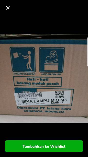 mika lampu depan Mio M3