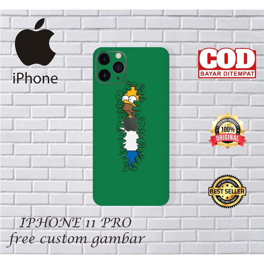 GARSKIN/STICKER HANDPHONE IPHONE 11 PRO CUSTOM