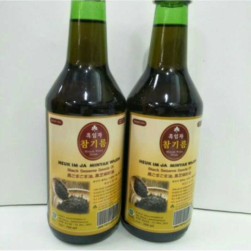 

Minyak Wijen Heuk Im Ja - Black Sesame Seeds Oil Soon Chang 360ml
