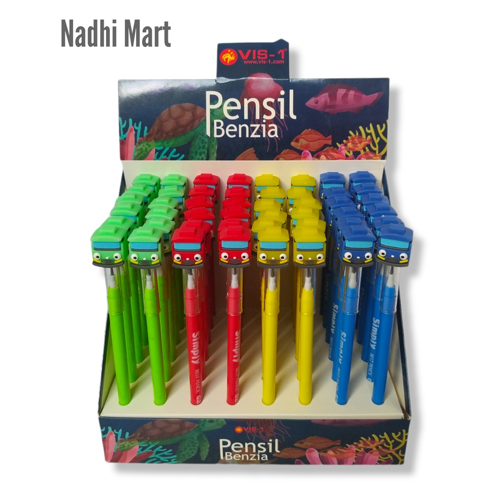 

BENSIA PENSIL CABUT PASANG / PENSIL KARAKTER / PENSIL LANTU BENSIA / PENSIL BENSIA G-217/G-218