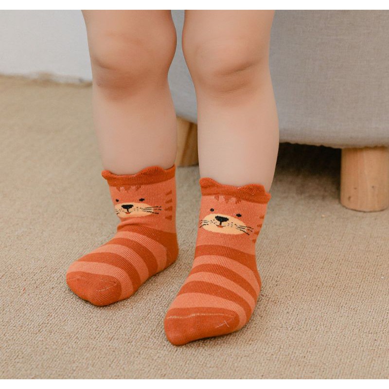 Kaos kaki bayi anak karakter binatang Animal baby socks Elifore