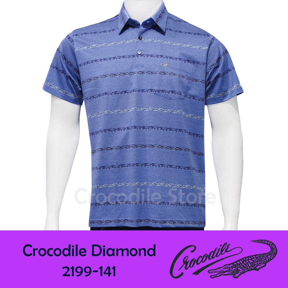 Kaos Kerah Kemeja Pria Crocodile Diamond 2199-141