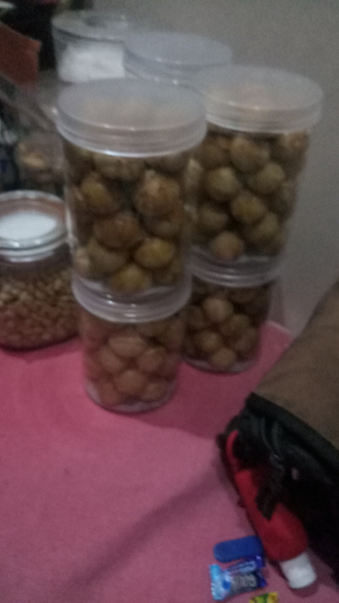 Toples Kue 800 Ml Hexagonal Murah | Toples Plastik Polos 800 Ml Hexa | Toples Kue Kering Unik