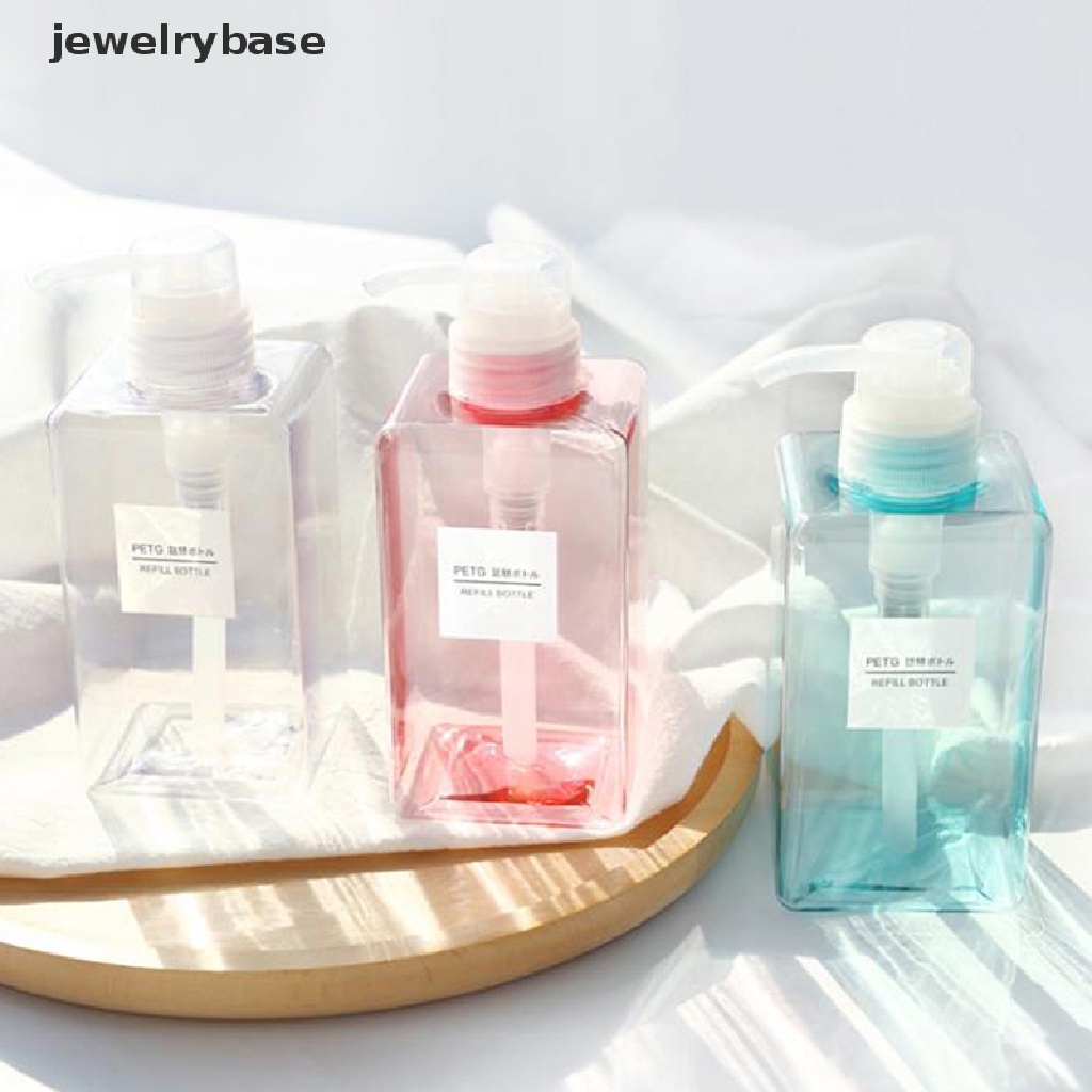 Botol Dispenser Sampo Sabun Cair Lotion Badan Ukuran 450ml Untuk Travel