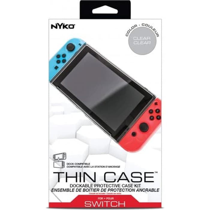 NINTENDO SWITCH NYKO THIN CASE COLOR CLEAR