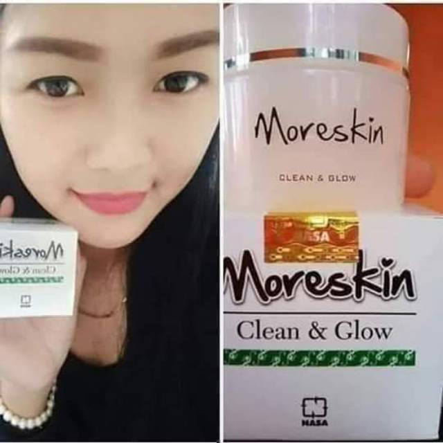Moreskin Clean and Glow Asli Original Nasa Kemasan baru