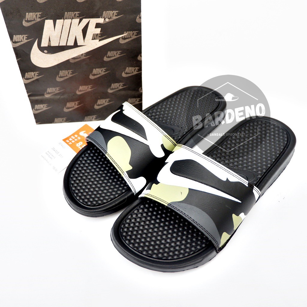 sandal nike benassi cow motif/sandal flipflop/sandal slop/sandal pria-4