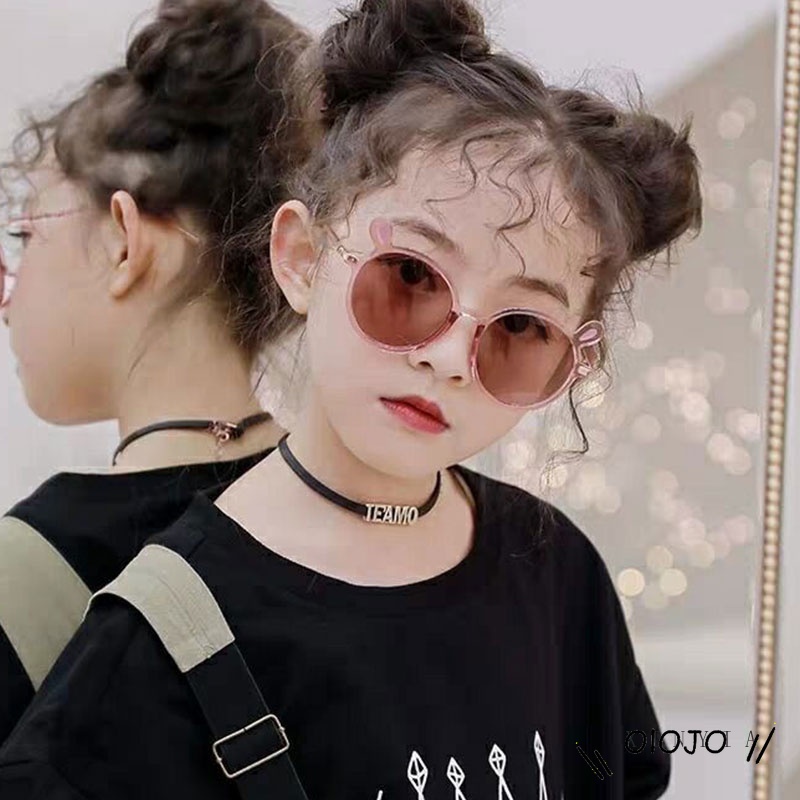 Kacamata Hitam Bentuk Kartun Telinga Kelinci Warna-Warni Untuk Anak - ol