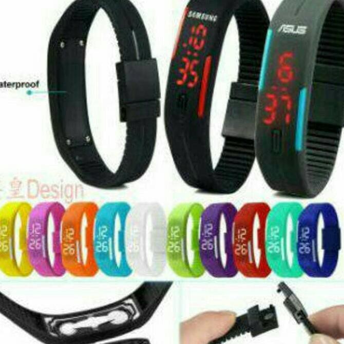 barang berkualitas ] pengiriman cepat ] kualitas terbaik Jam Tangan Led Gelang sporty Adidas Puma