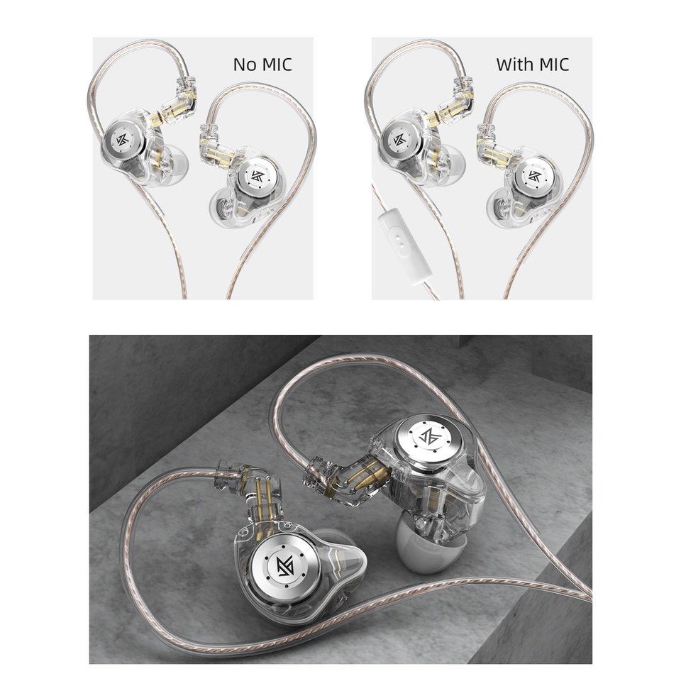 Kz EDX PRO Headset Earphone Earbuds HIFI Bass Dinamis Noise Canceling Dual Magnetik 10mm Untuk Sport ZSTX ZSN PRO ZAS