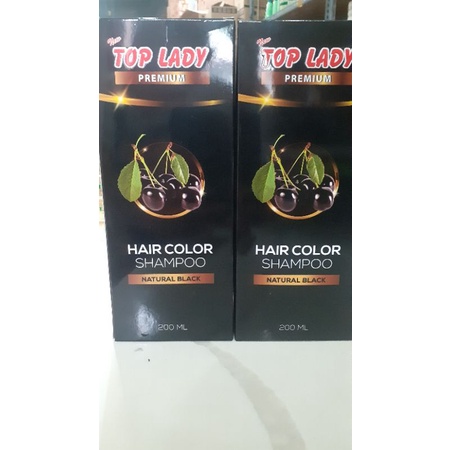 top lady premium hair colour shampo