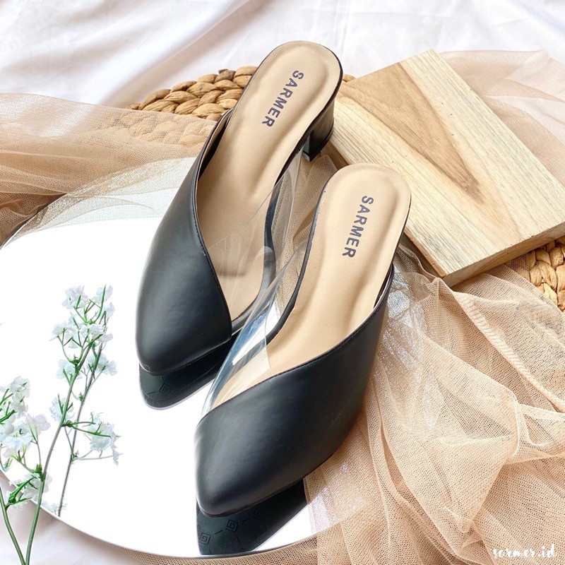 HERLINA FASHION & BAG  CARMELL HEELS BLACK IS