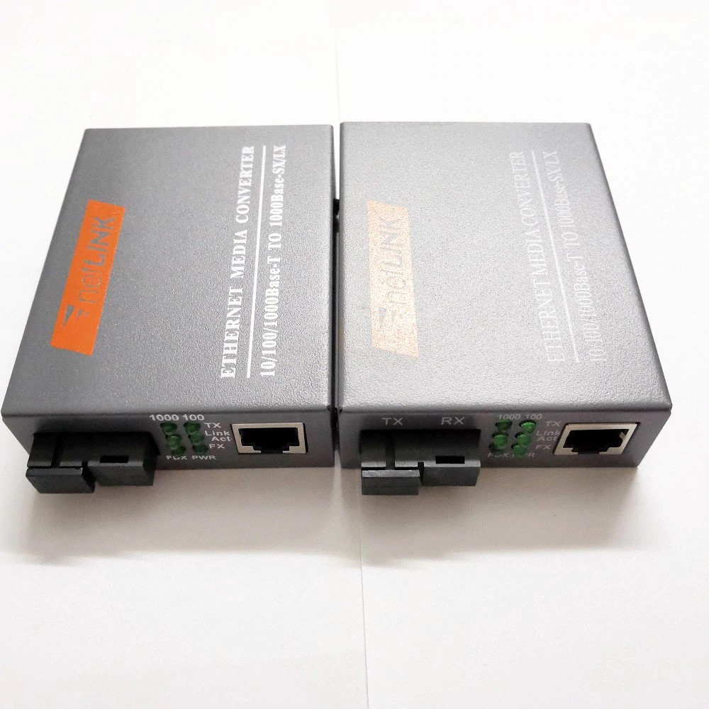 HTB Converter LAN to Fiber GS03 10/100/1000Mbps (Gigabit) - Single mode