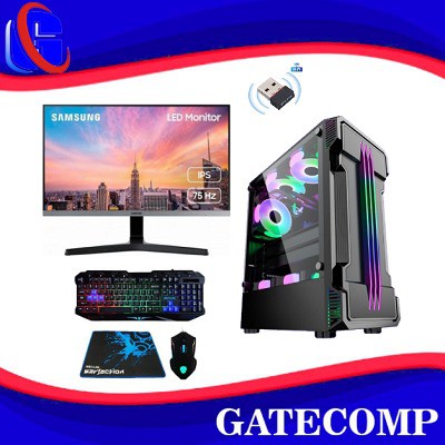 PC Gaming Lengkap i7 3700 / RX 550 4GB / SSD 120 GB / DDR 16GB / LED 24