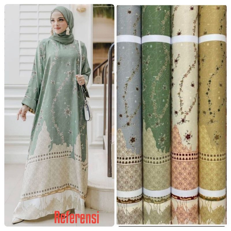Kain Maxmara Luxury Motif Shopia harga setengah meter (per 0.5m)