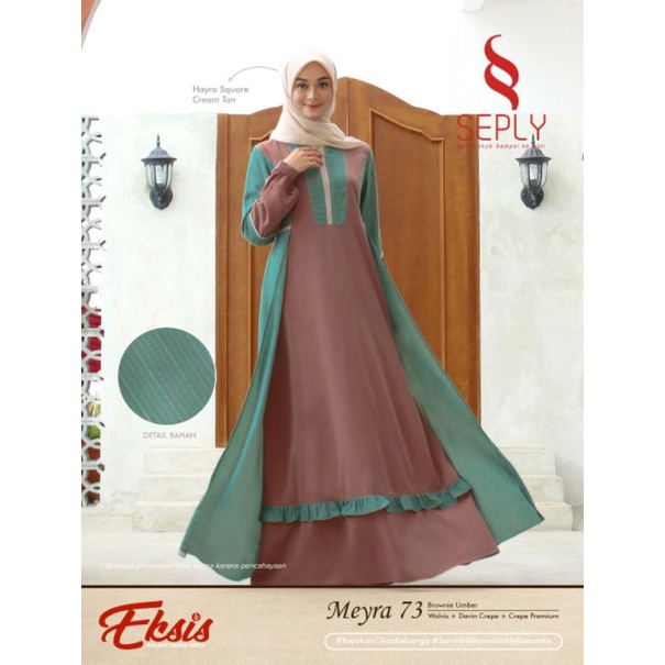 Seply Eksis 173 Brownie Umber Meyra 73 Kaseo 139 Selia 106 Kliko 99 Baju Muslim Sarimbit Keluarga Family Series Terbaru