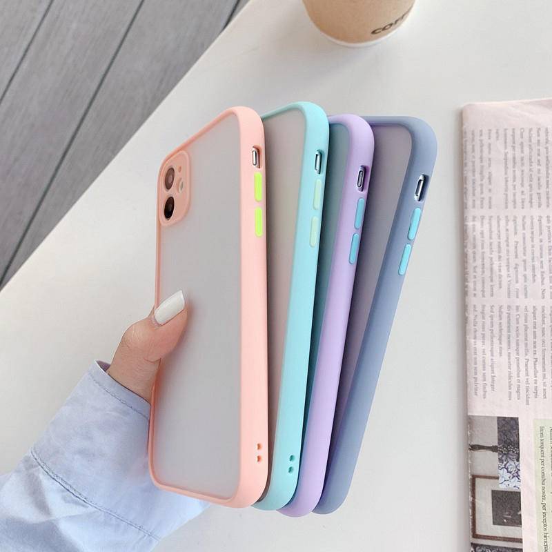 Hard Case Matte Motif Lukisan Bunga Cover iPhone 13 12 Pro MAX 12 13