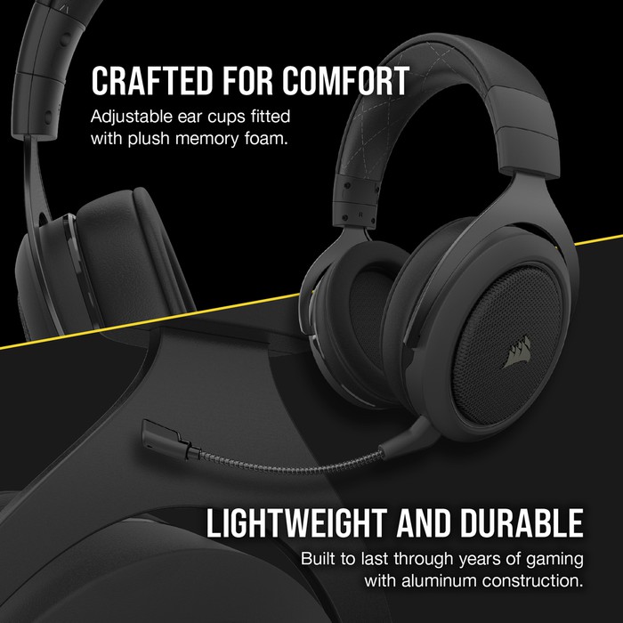 Corsair HS70 Pro Wireless 7.1 Surround Sound Gaming Headset