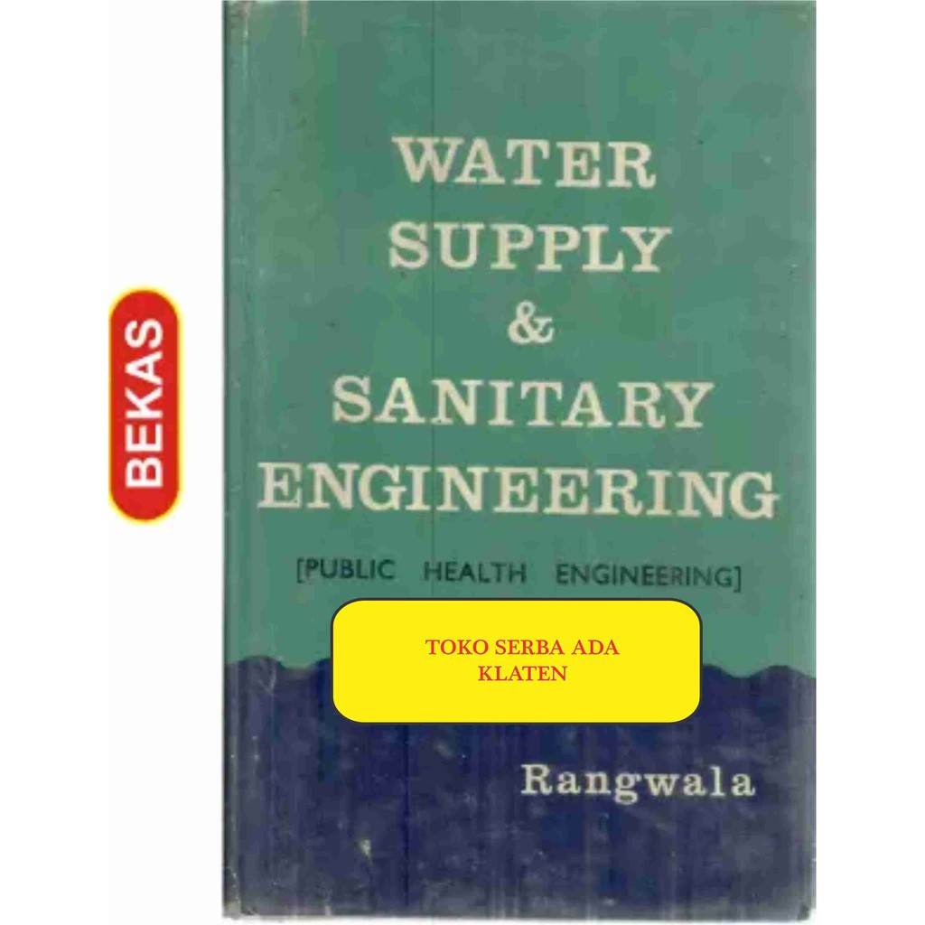 

BL-1.610.WATER SUPPLY&SANITARY ENGINEERING.RANGWALA.CHAROTAR BOOK STALL