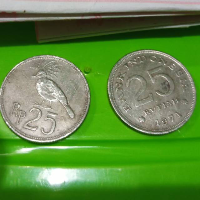 UANG KUNO 25 RUPIAH ORIGINAL