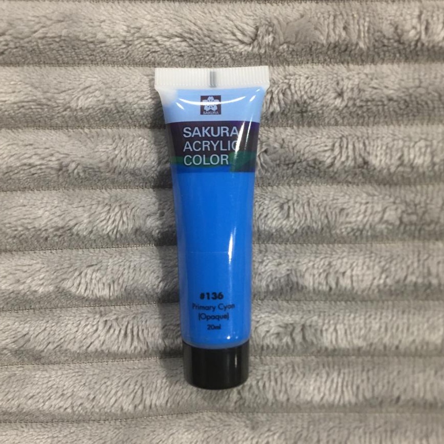 

Gramedia Banjarmasin - Sakura Acrylic 20ML Primary Cyan 136