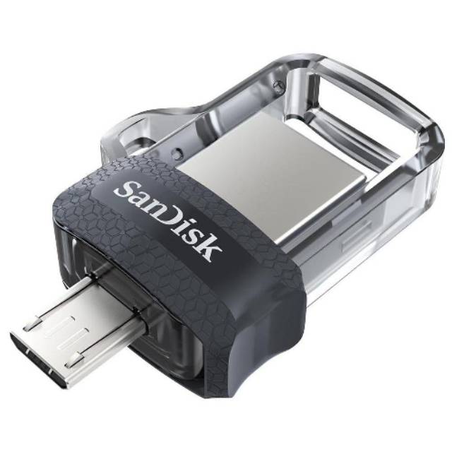 Sandisk OTG 32GB Dual USB 3.0 / Flashdisk OTG Android usb 3.0 - Micro USB 100% RESMI SANDISK - Hitam